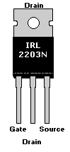 IRL2203N outline