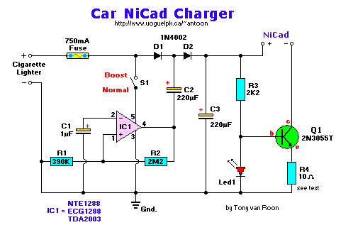 Car NiCad Charger