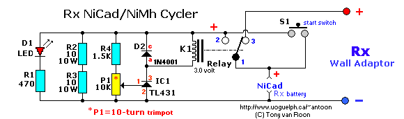 [Cycler for 4.8 Volt Receiver]