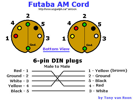 Futaba AM Trainer cord, Buddy Box