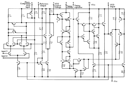 LM565 Schematic Diagram