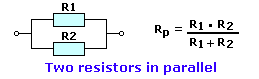 Parallel resistance for 2