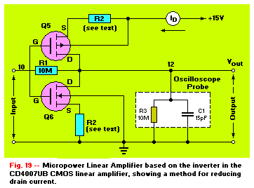 Micropower linear amp