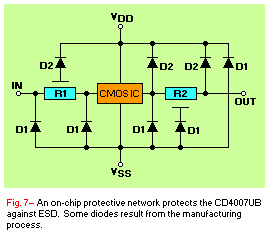 Diode protection network