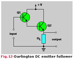 Darlington DC emitter follower