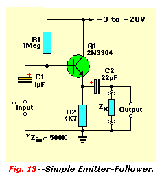 Simple Emitter-Follower