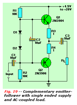 With single supply and AC-coupled load