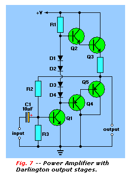 Power Amplifier with Darlington Stages