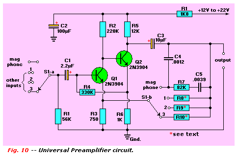 Universal Preamp Circuit