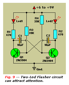 Two-Led Flasher