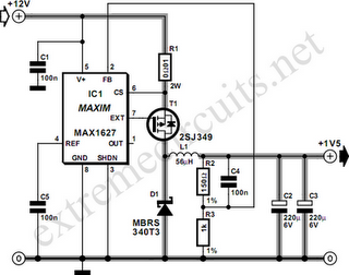 12V Glow Plug Converter Circuit Diagram