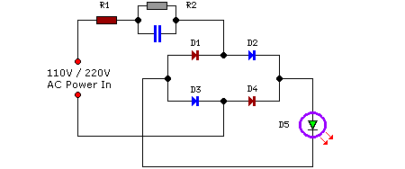  220_Volt_AC_Powered_LED_Circuit_Diagram_Schematic_Circuit_Diagram