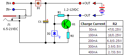  A Low Cost Universal Battery Charger Circuit Diagram For NiCD and NiMH 