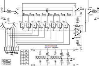 Accurate Bass Tone Control Circuit Diagram