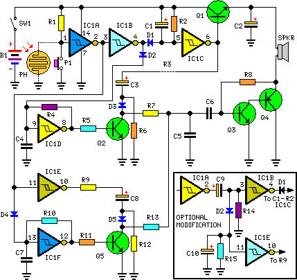  bells ring generator schematic circuit diagram 