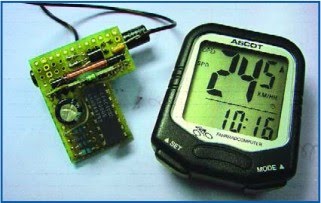 Bicycle Speedometer With Hub Dynamo circuit schematic