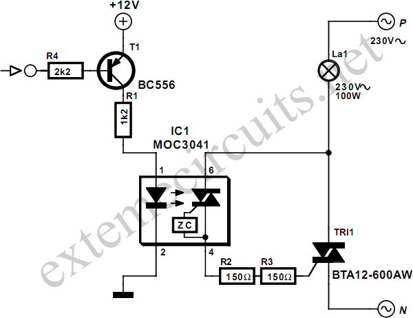Dc Control For Triacs Circuit Diagram
