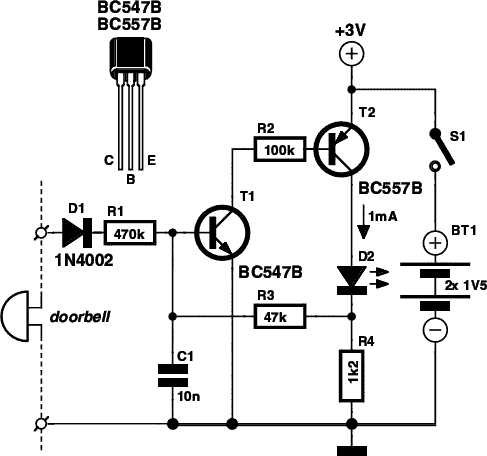 doorbell circuit diagram