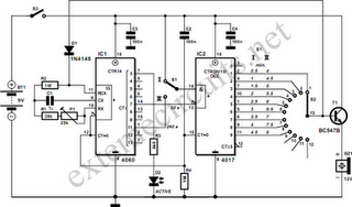 Egg Timer Circuit Diagram