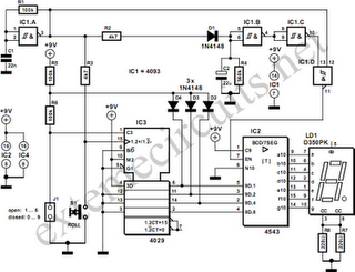 Electronic Die Circuit Diagram