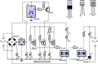 Flickering Light II Circuit Diagram