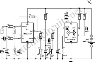 FM Wireless Microphone Circuit Diagram