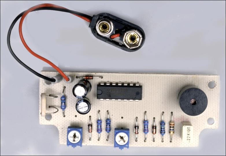 Fridge-Door Open Alarm Circuit Project Circuit Diagram