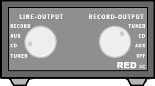 modular preamplifier switching center front panel