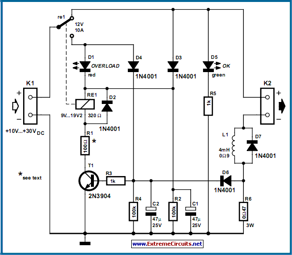 Fuse Saver Circuit Diagram