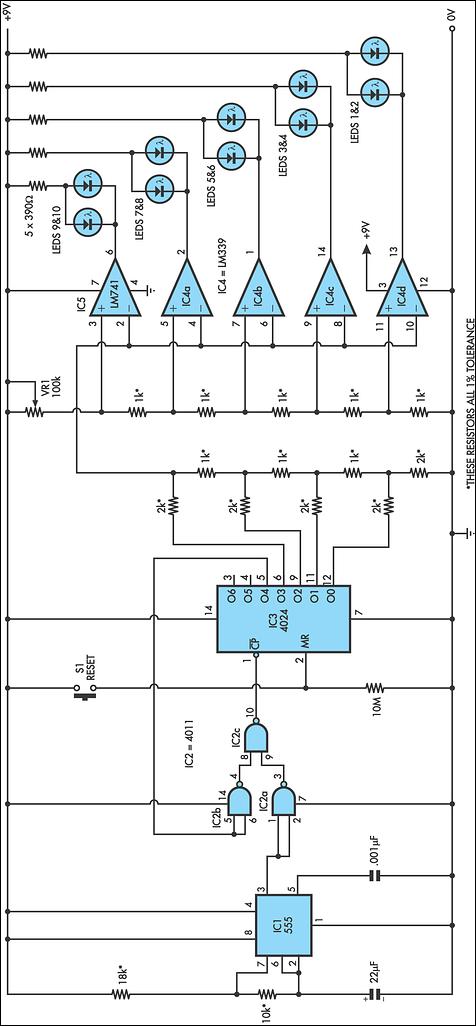 Grand Prix starting lights circuit schematic