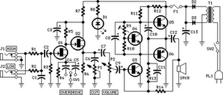 Guitar Amplifier Circuit Diagram