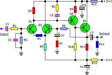 Moduler Preamplifier Circuit Diagram