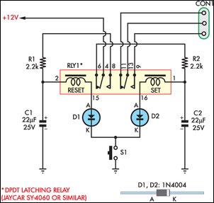 Momentary Switch Teamed With Latching Relay Circuit Diagram 120 volt motor starter coil wiring diagram 