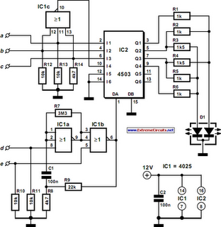 Multi-Color LED Circuit Diagram