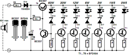 Noise Meter Circuit Diagram