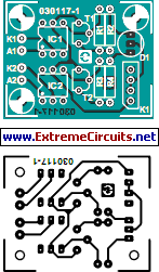 Parts and PCB Layout of Multicolor HD LED circuit