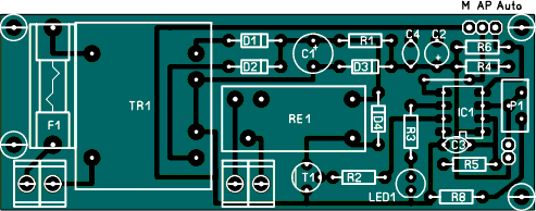 PCB Layout Of Intelligent Presence Simulator