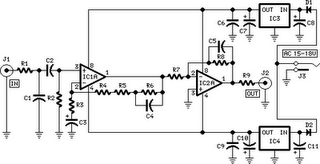 Modular Phono Preamplifier circuit diagram