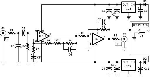 Modular Phono Preamplifier Circuit Diagram