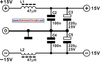 Power Supply Circuit Diagram For Balanced Microphone Preamplifier