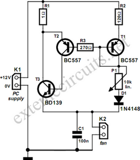 Processor Fan Controller Circuit Diagram