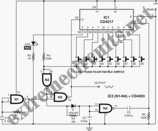 Pulse Generator circuit diagram