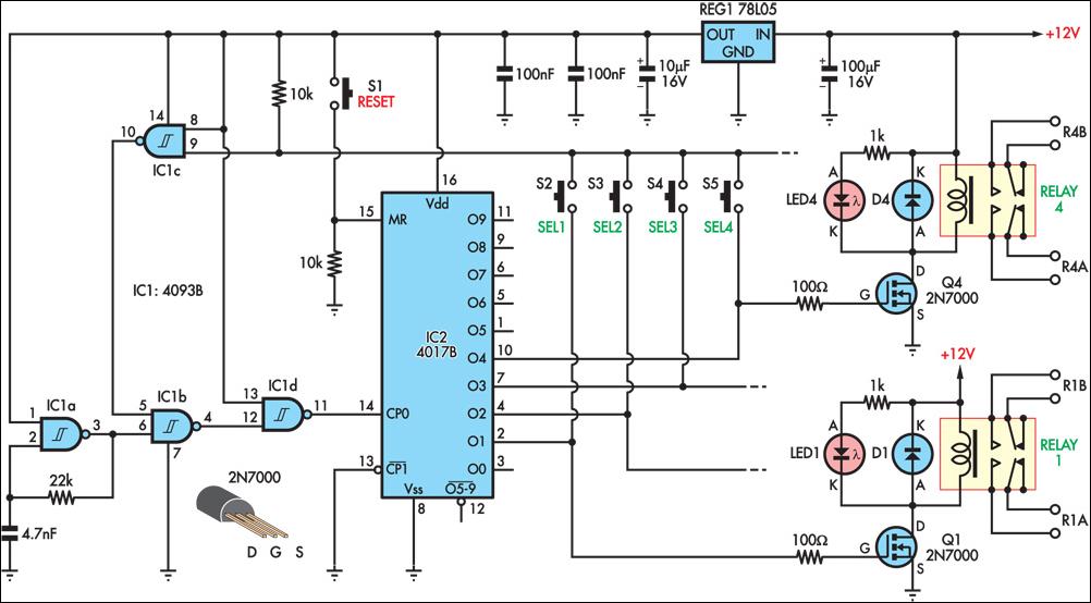 Pushon Relay Selector Circuit Diagram, Selector Switch Wiring Diagram Pdf