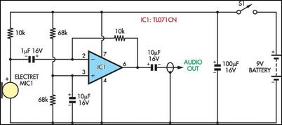 Room Recorder circuit schematic