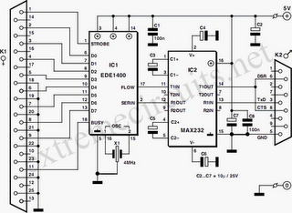 Serial To Parallel Converter circuit diagram