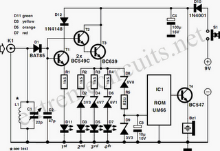 Simple RF Detector For 2M circuit diagram