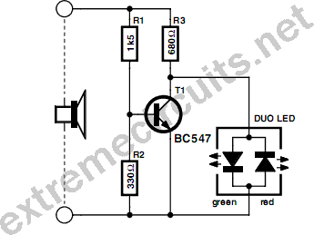 Audio Power Meter Circuit Schematic