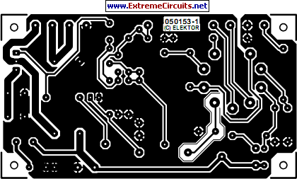 Simple Hybrid Audio Amplifier circuit schematic