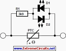 Simple Short-Circuit Detection Circuit Schematic