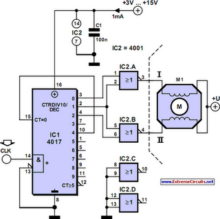 Stepper Motor Generator Circuit project